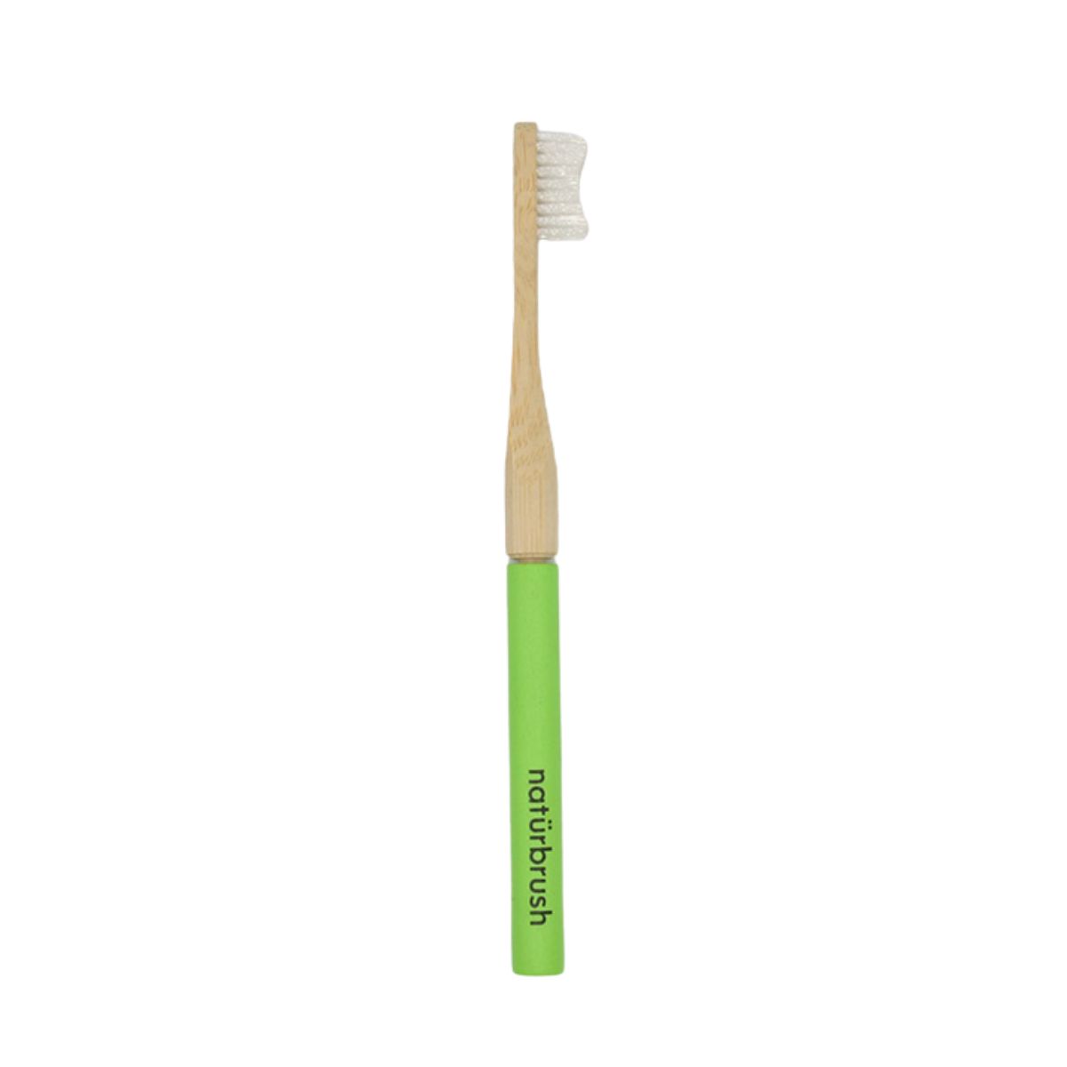 Cepillo de dientes de bambú verde cabezal intercambiable
