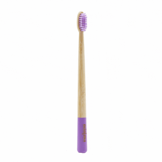 Cepillo de dientes de Bambú Adultos con cerdas de Color
