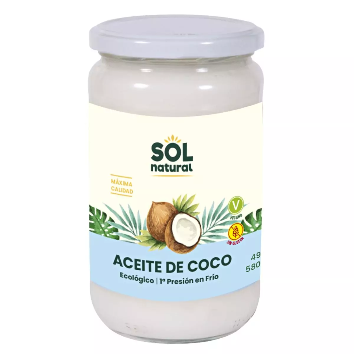 Aceite de Coco Virgen Extra 580 mL BIO
