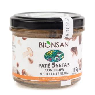 PATE 5 SETAS con trufa 105gr. ECO VEGAN