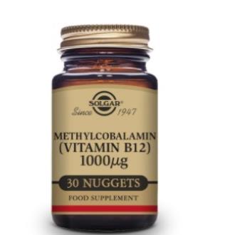 Vitamina B12 – 1000 mcg – 30 Comprimidos Masticable